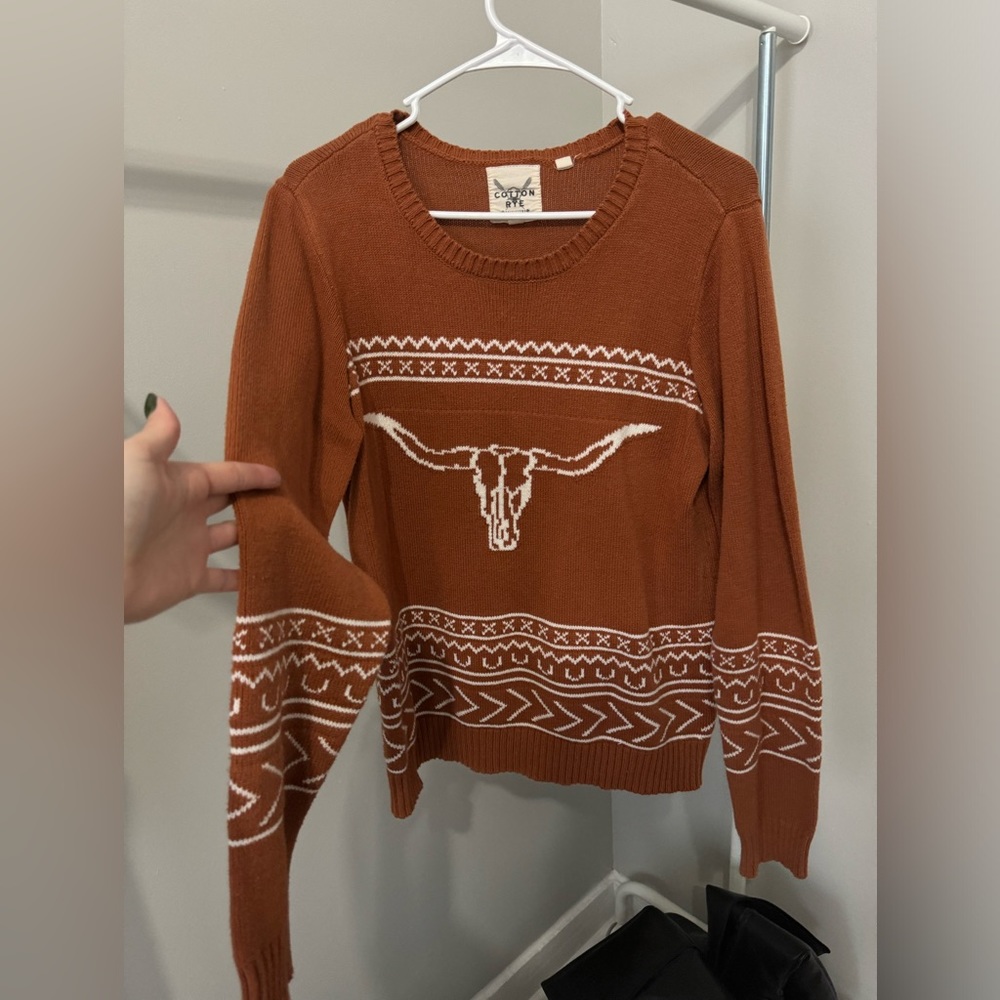 Longhorn sweater